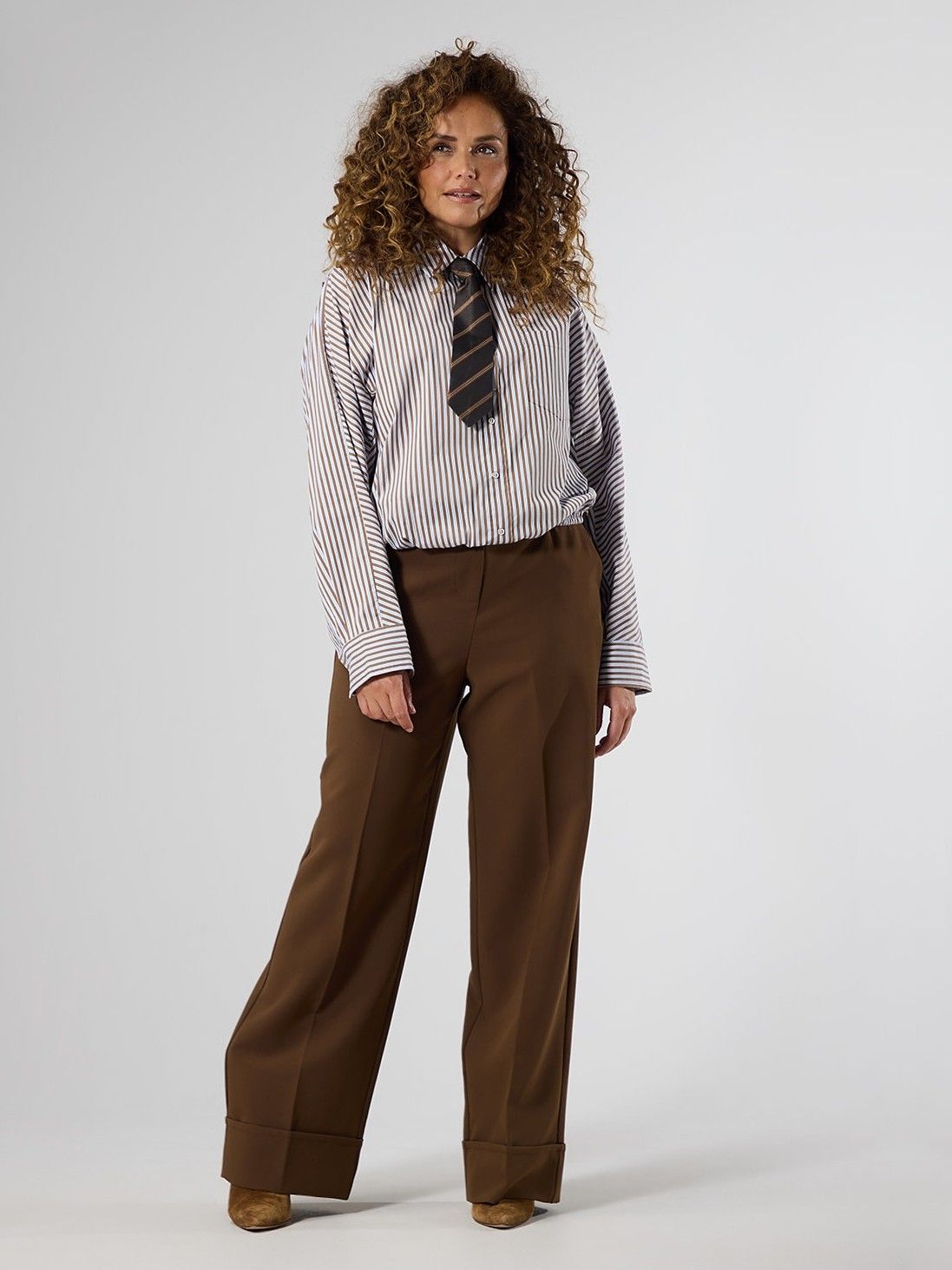 LABEL DOT - BROEK - Bruin