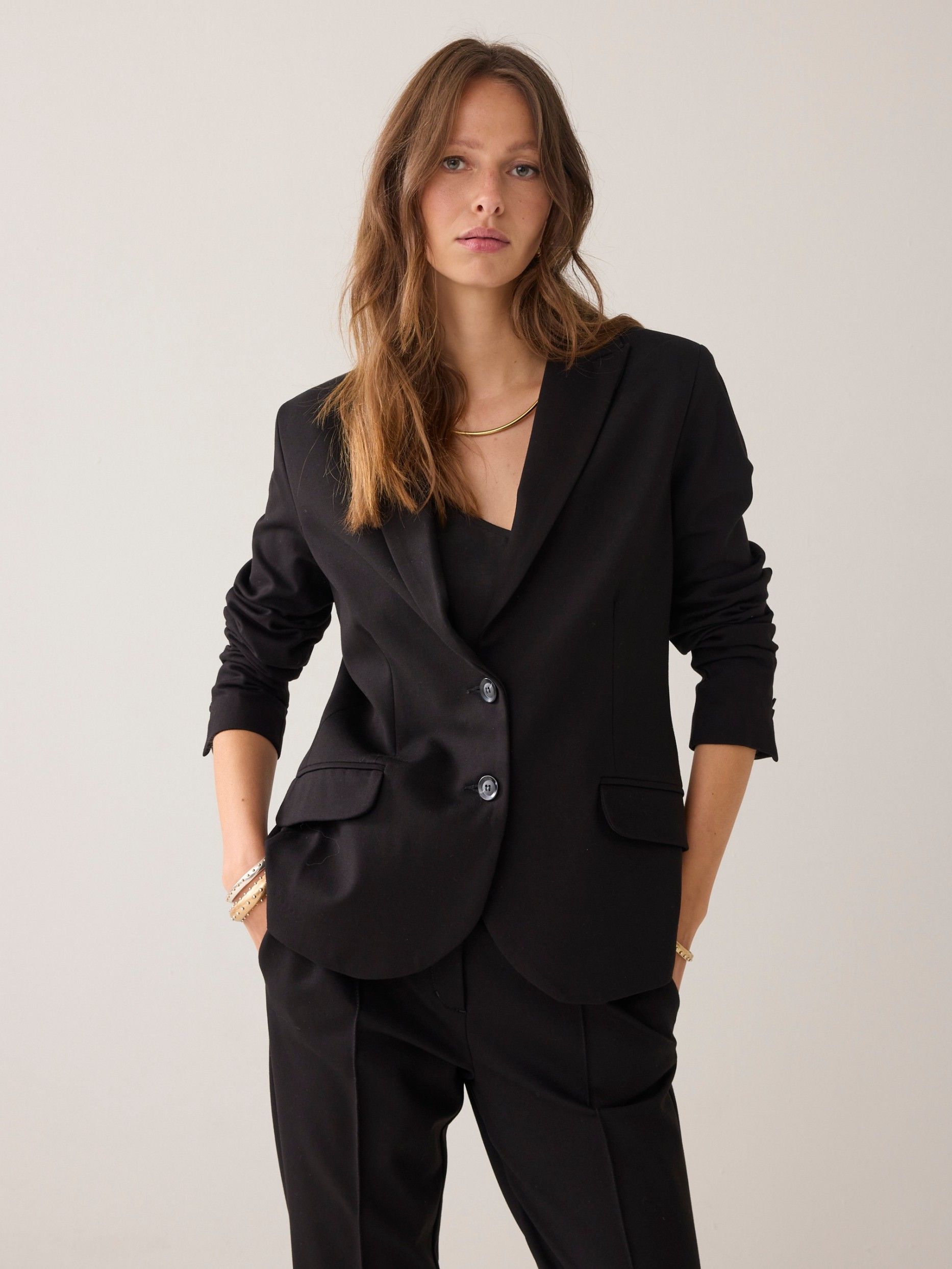 SUMMUM - BLAZER - Zwart