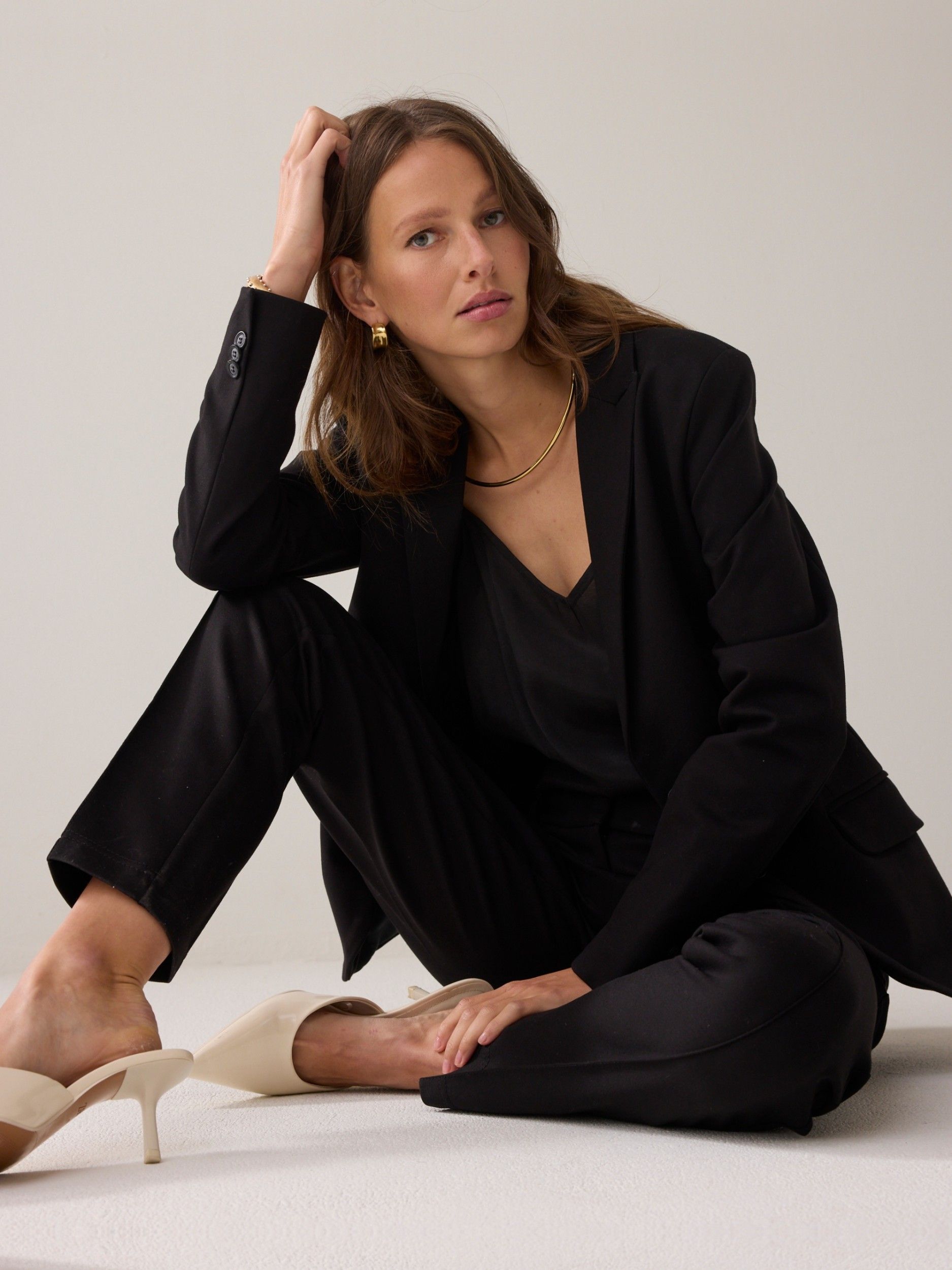 SUMMUM - BLAZER - Zwart