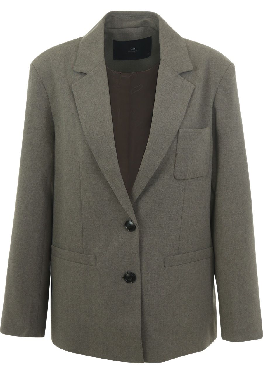 WITH BLACK - BLAZER - Beige