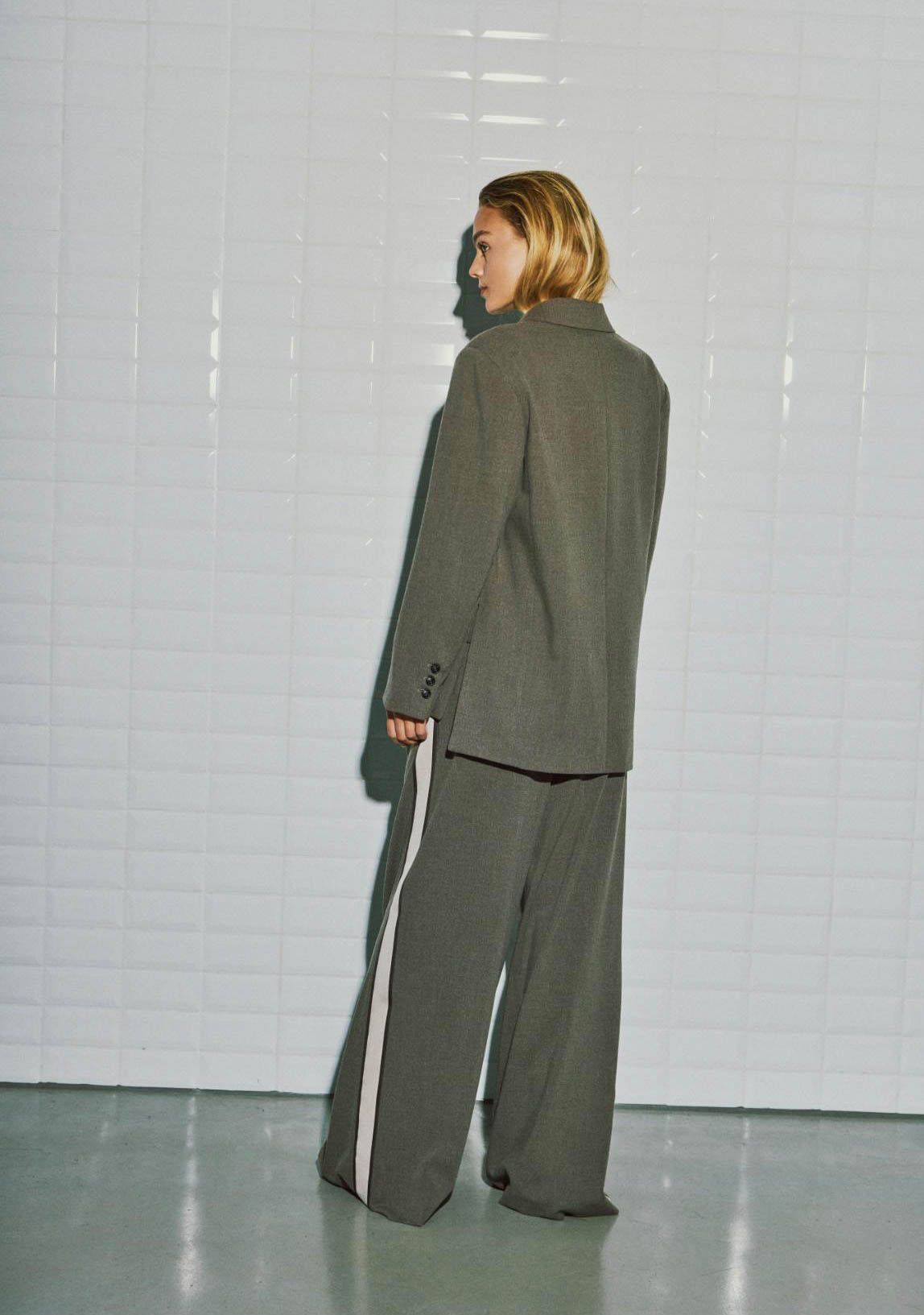 WITH BLACK - BLAZER - Beige