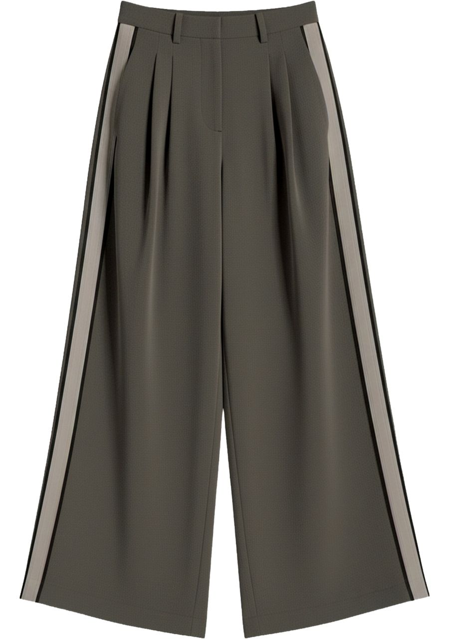 WITH BLACK - BROEK - Beige