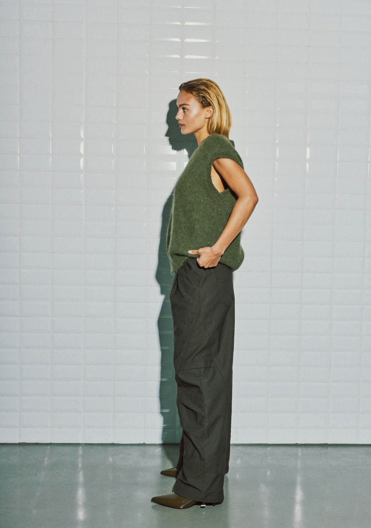 WITH BLACK - SPENCER - Groen