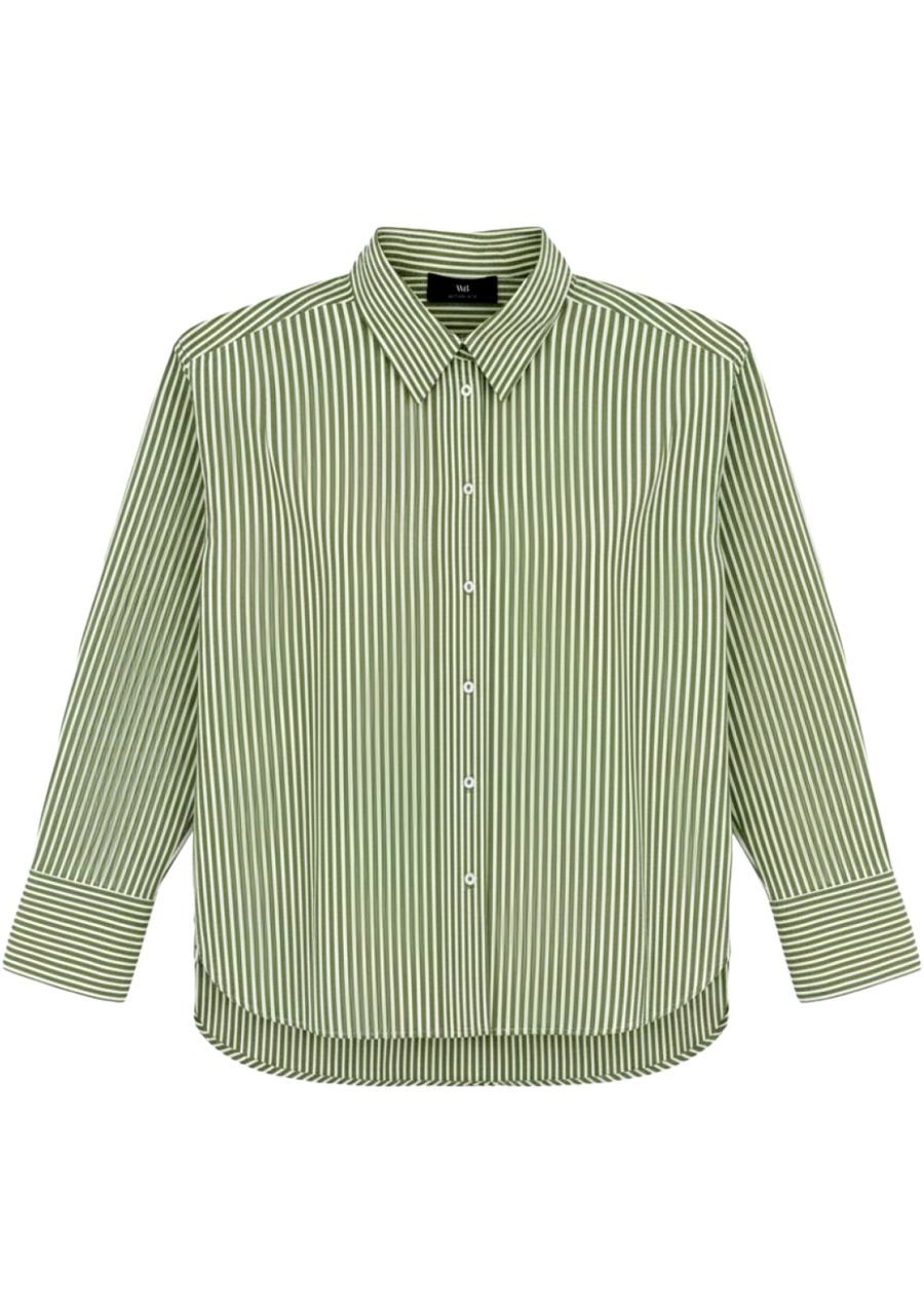 WITH BLACK - BLOUSE - Groen