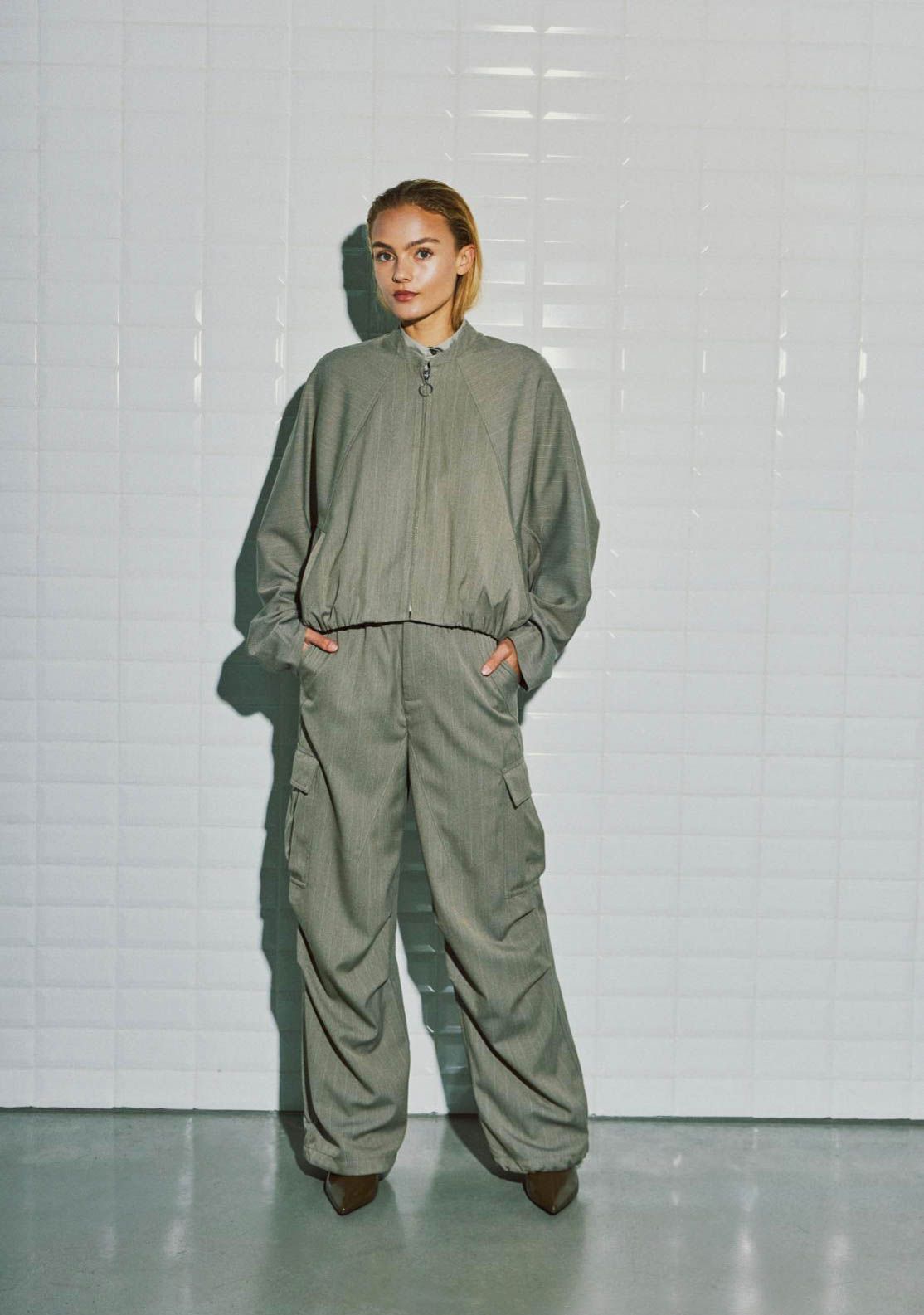 WITH BLACK - BROEK - Beige