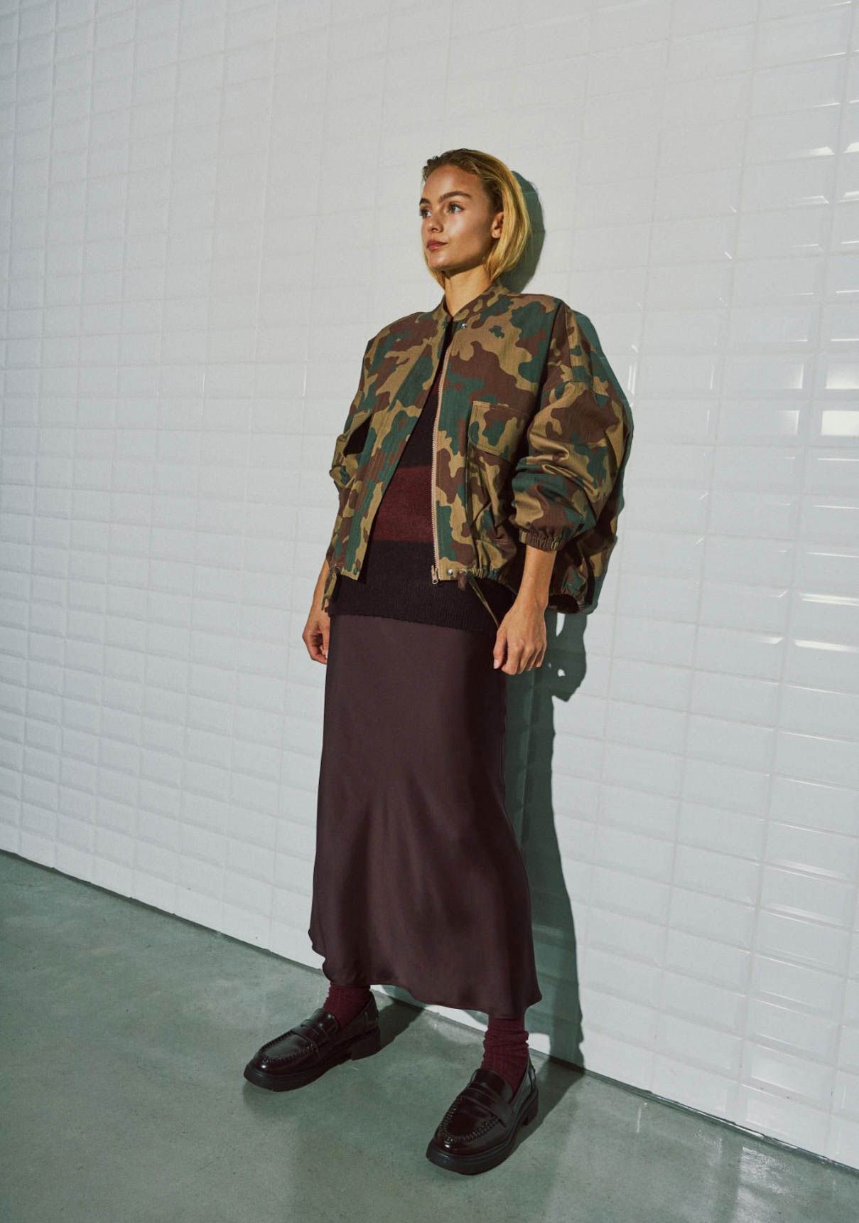 WITH BLACK - BLAZER - Groen