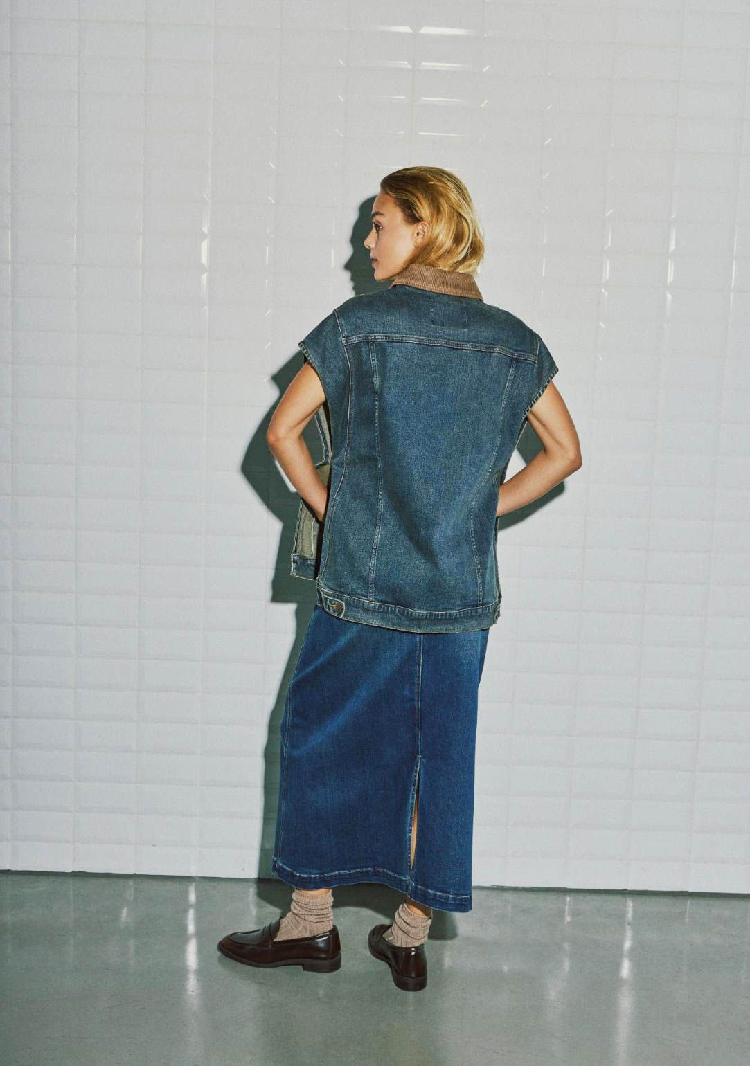 WITH BLACK - JAS - Blauw