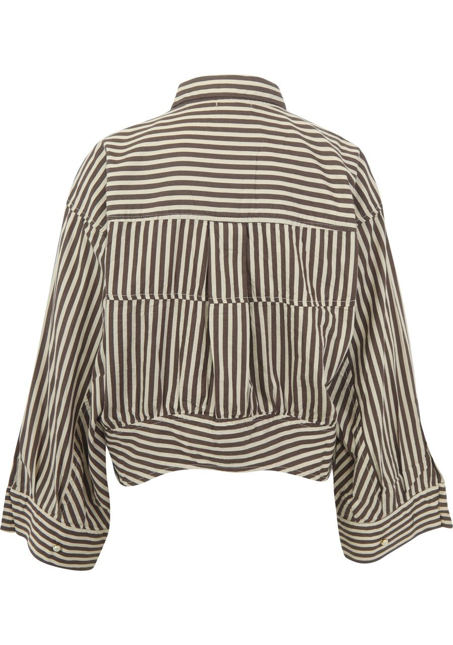 ANNA VAN TOOR - BLOUSE - Bruin