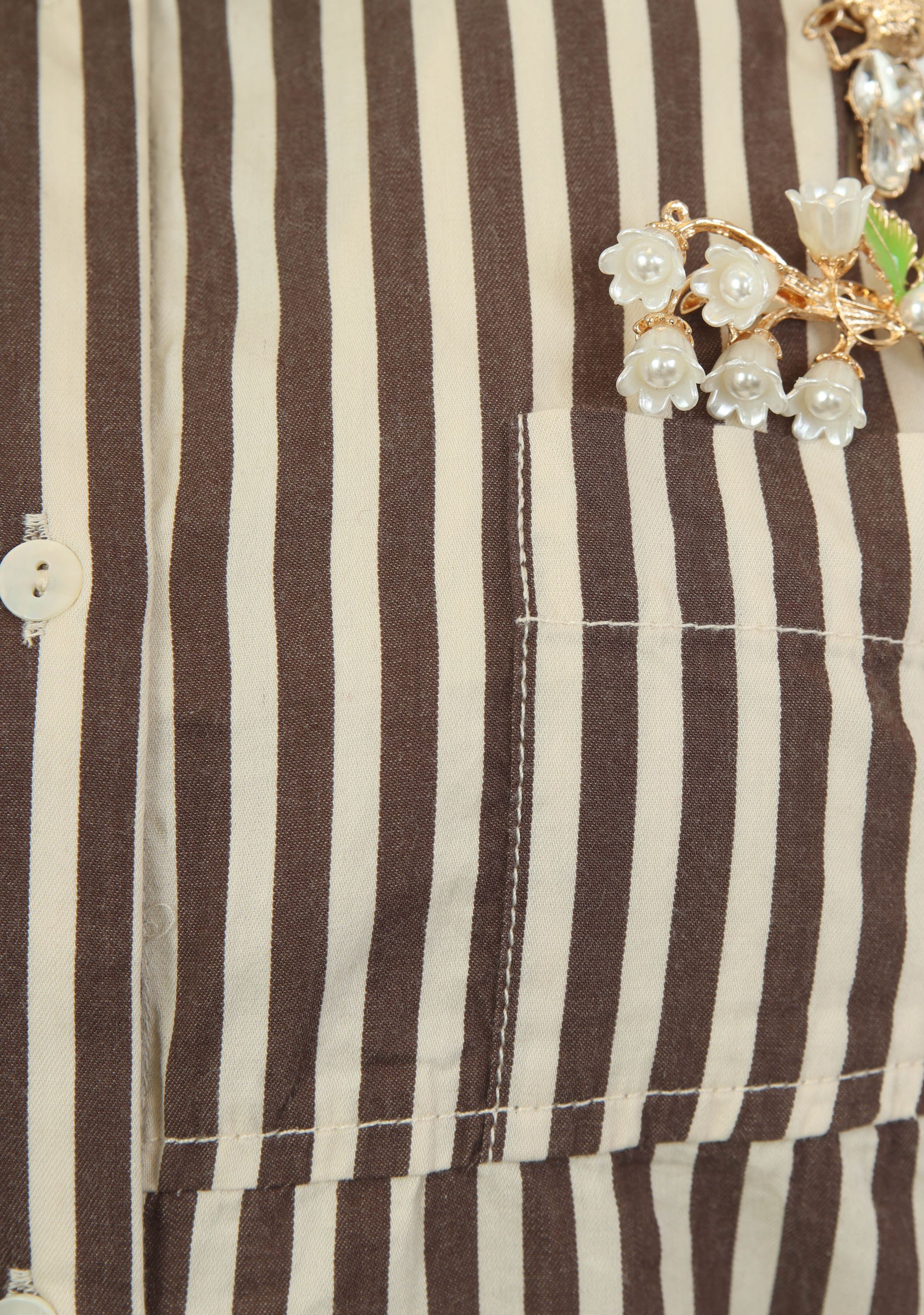 ANNA VAN TOOR - BLOUSE - Bruin