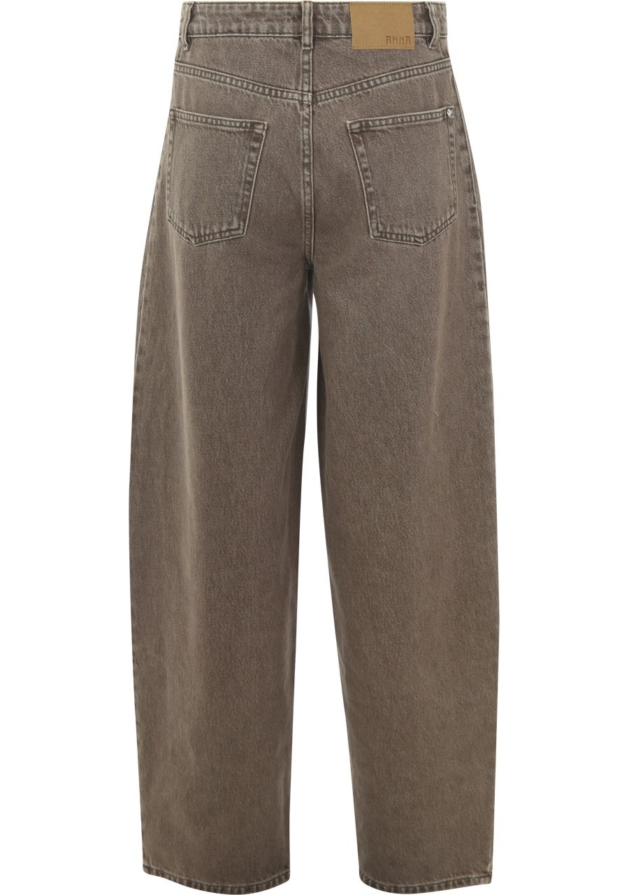 ANNA VAN TOOR - JEANS - Bruin