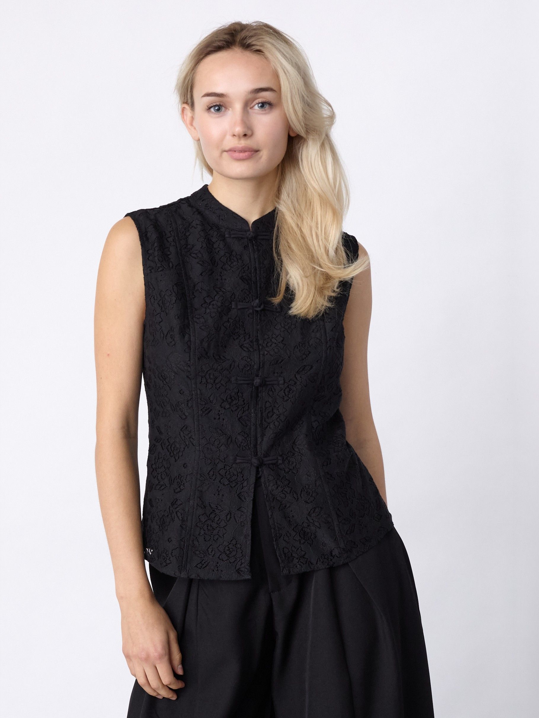 SISTERS POINT - BLOUSE - Zwart