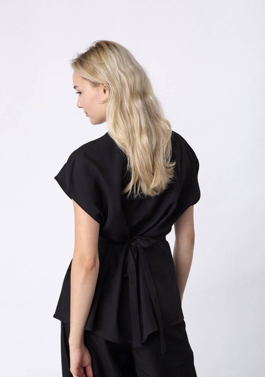 SISTERS POINT - BLOUSE - Zwart