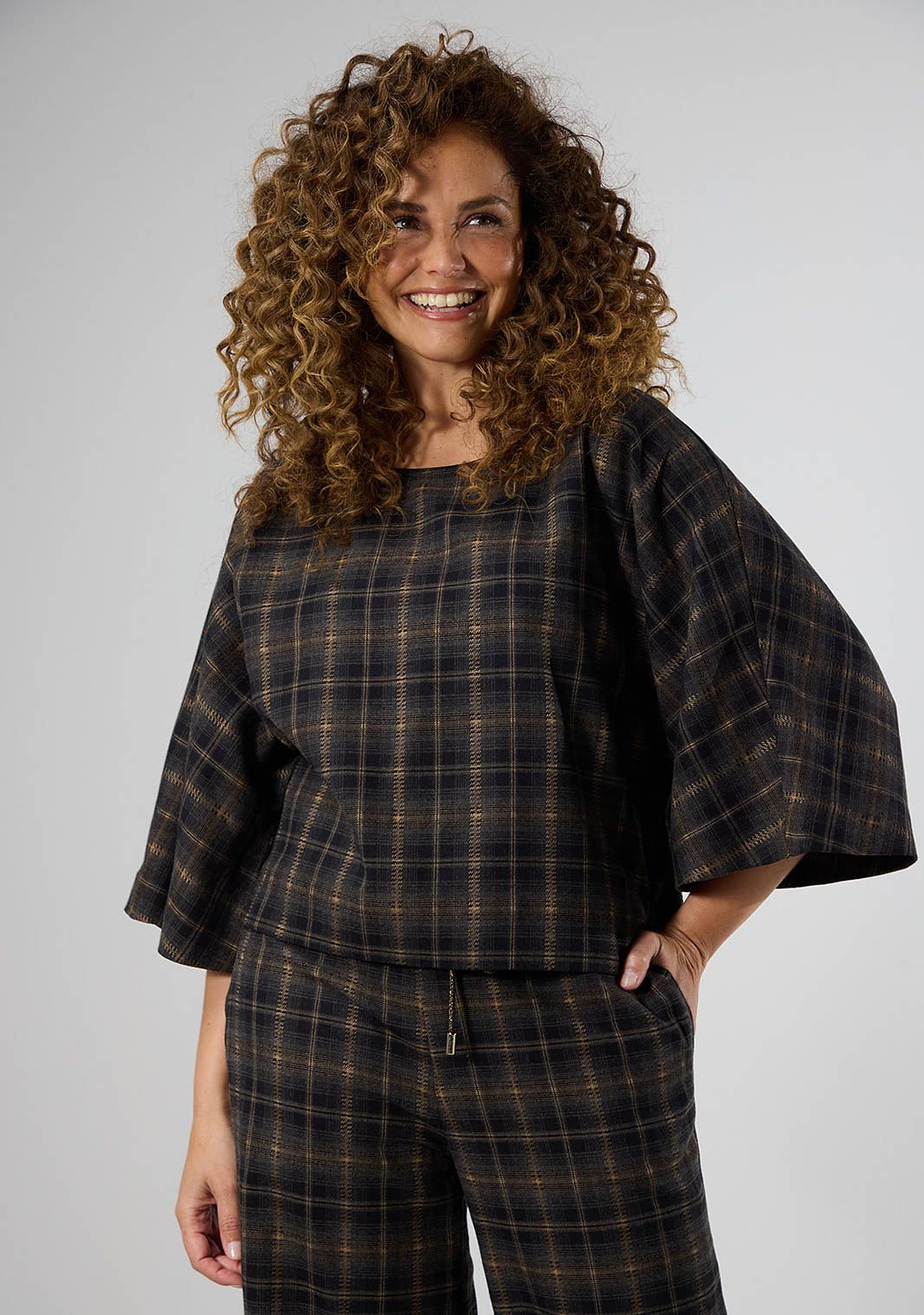 LABEL DOT - BLOUSE - Bruin
