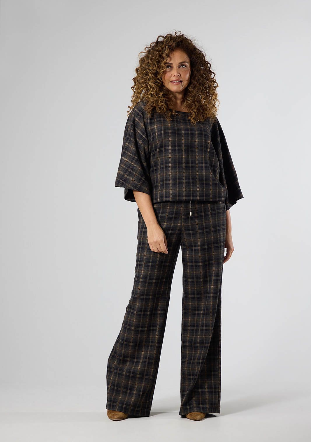 LABEL DOT - BROEK - Bruin