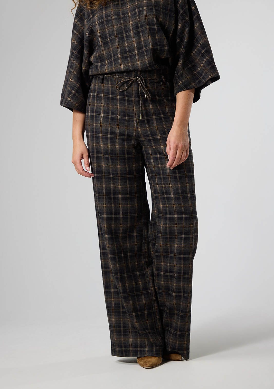 LABEL DOT - BROEK - Bruin