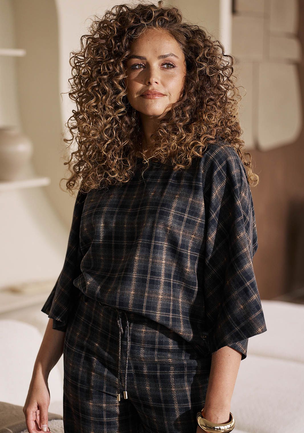 LABEL DOT - BROEK - Bruin