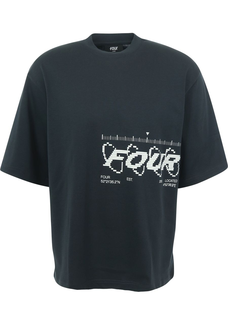 FOUR AMSTERDAM - TSHIRT - Blauw