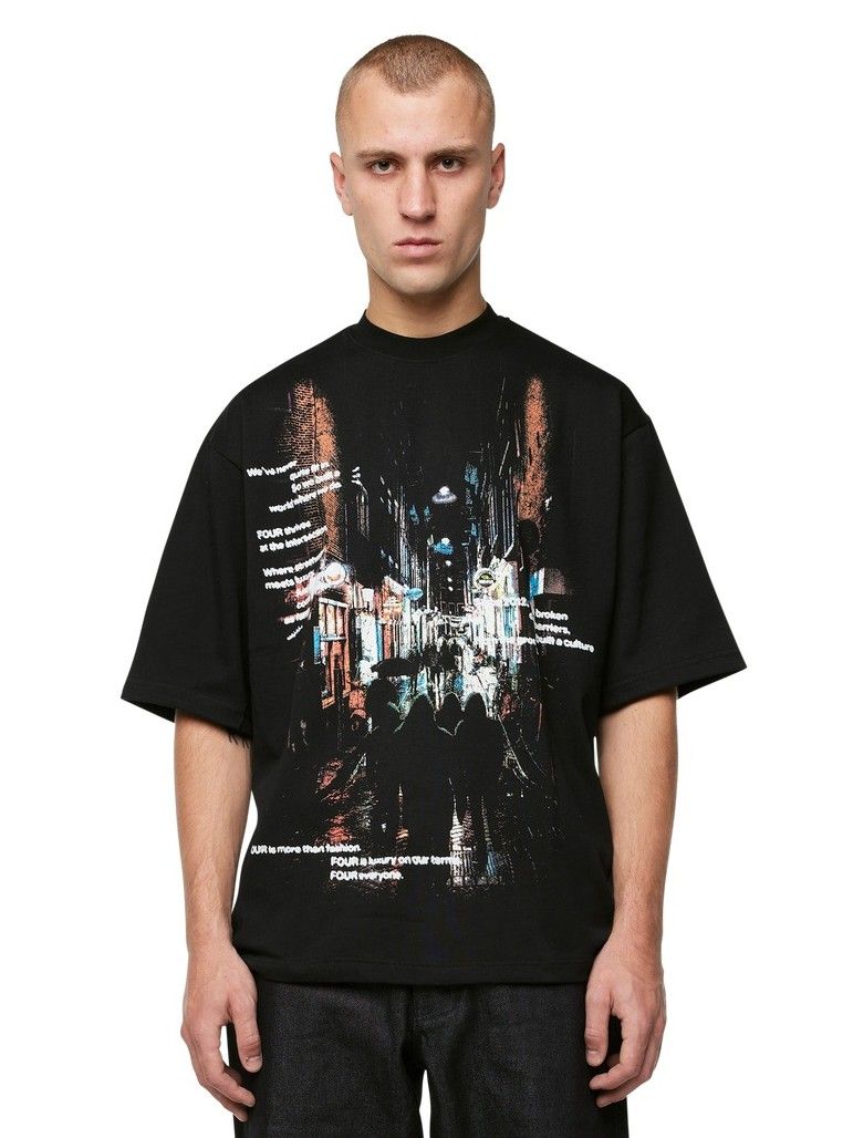 FOUR AMSTERDAM - TSHIRT - Zwart