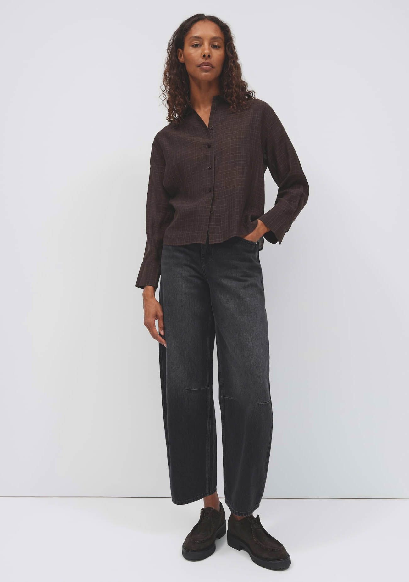 OPUS - BLOUSE - Bruin