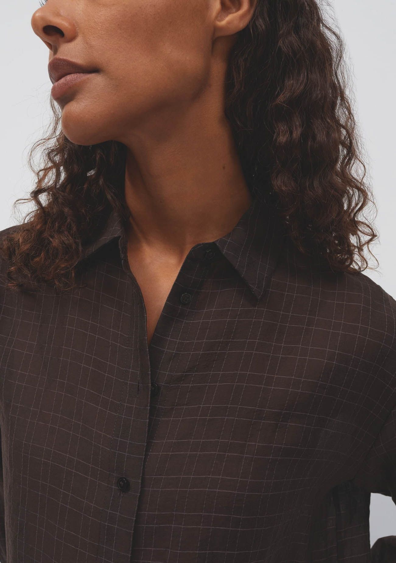 OPUS - BLOUSE - Bruin