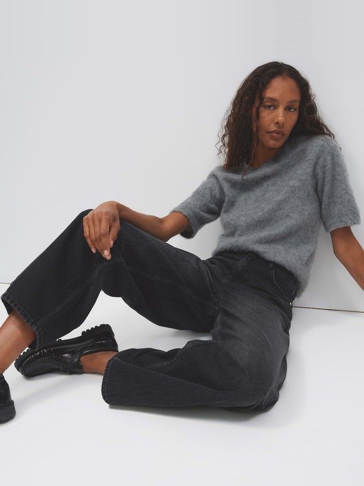 OPUS - JEANS - Zwart