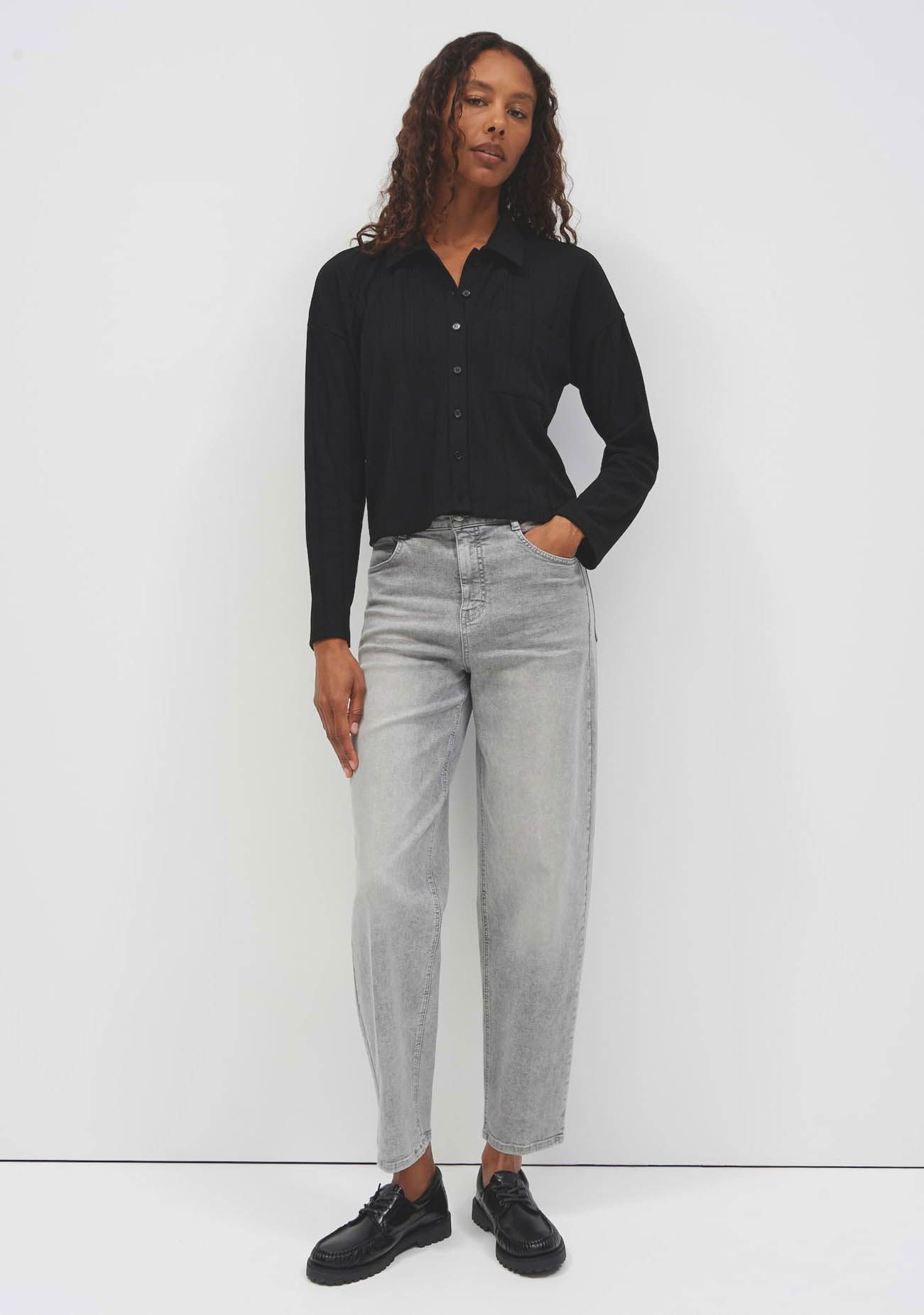 OPUS - BLOUSE - Zwart