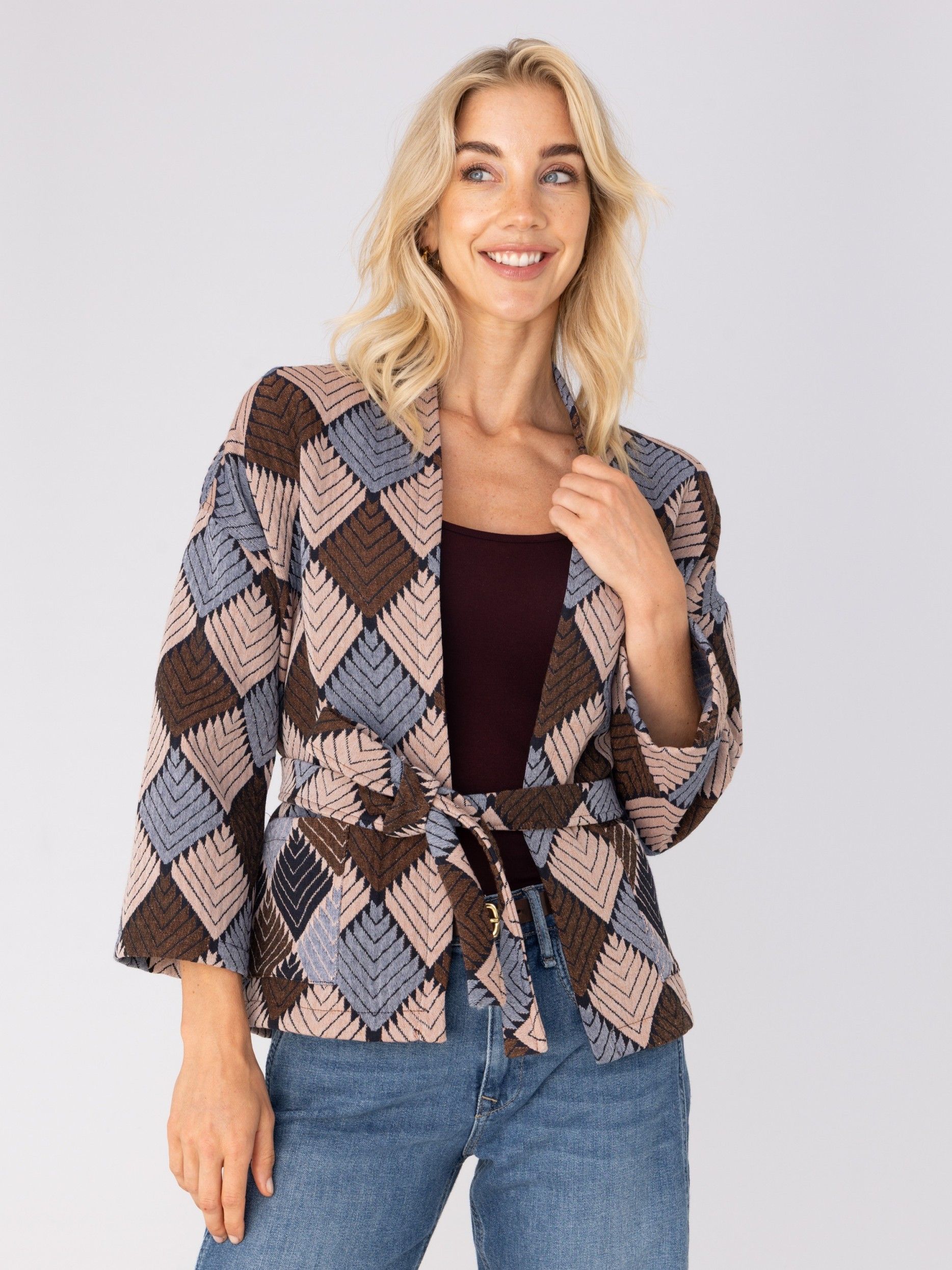 ANNA VAN TOOR - BLAZER - Bruin