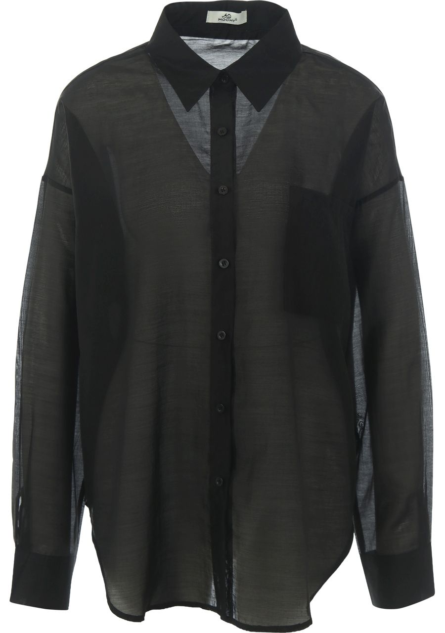 TURQUOISE BY DAAN - BLOUSE - Zwart
