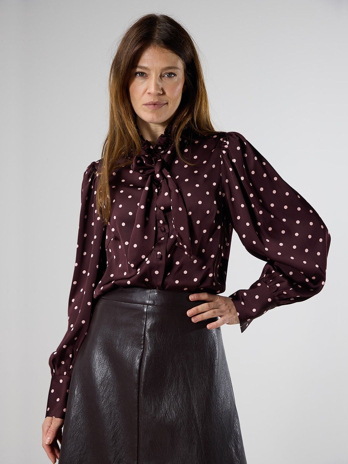 LABEL DOT - BLOUSE - Rood