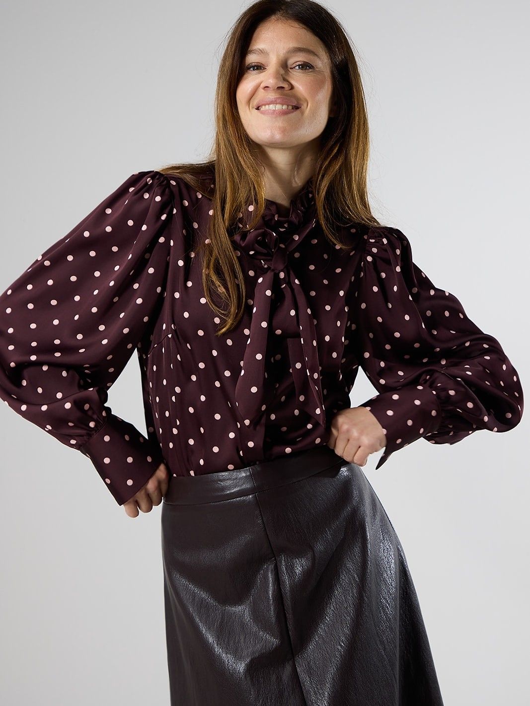 LABEL DOT - BLOUSE - Rood
