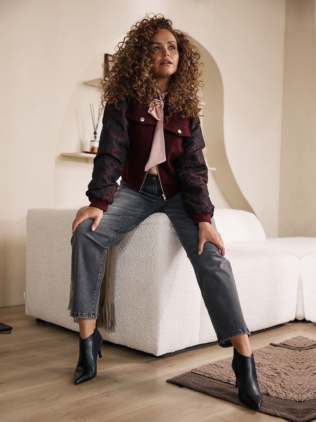 LABEL DOT - BLAZER - Rood