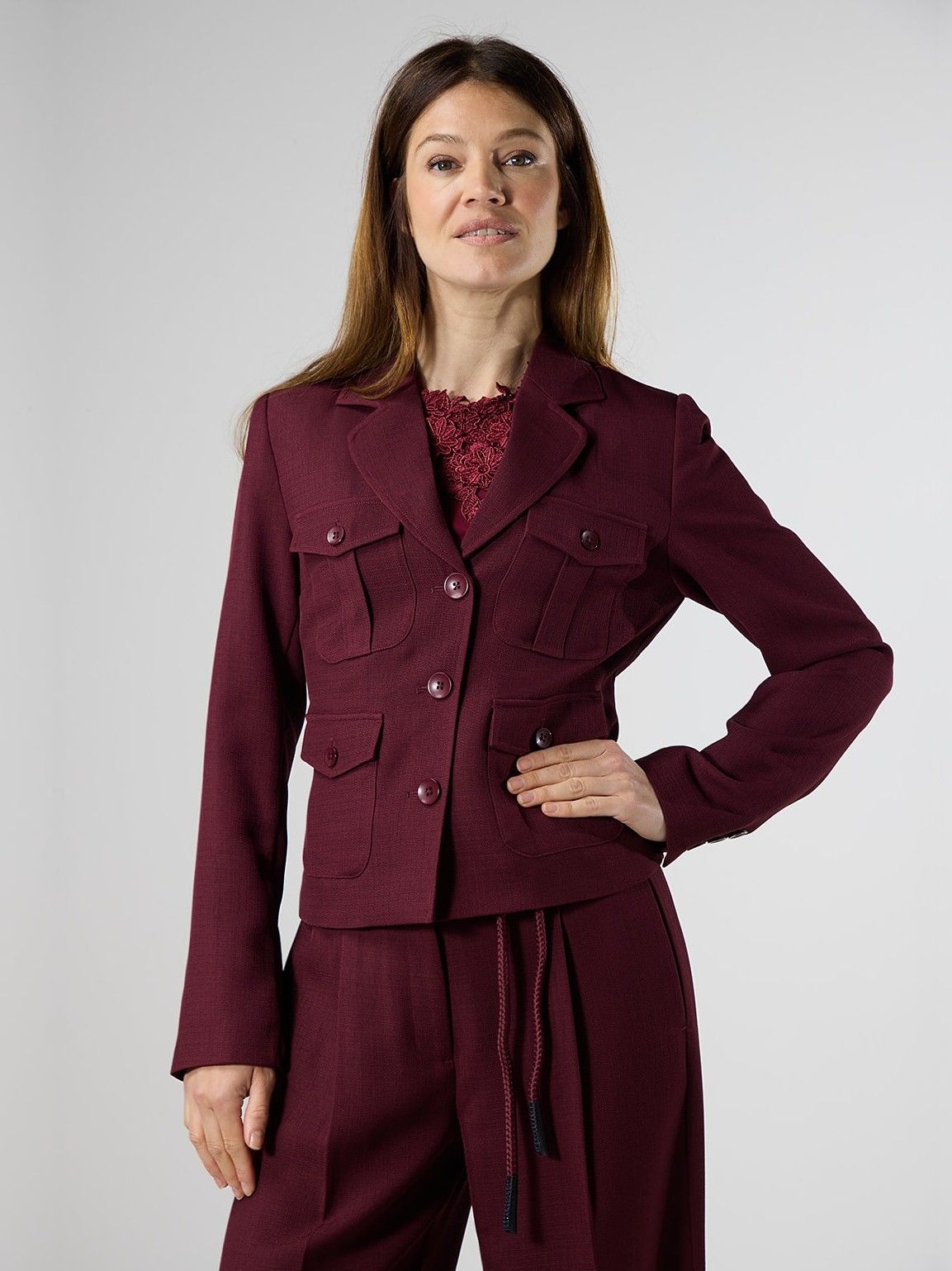 LABEL DOT - BLAZER - Rood