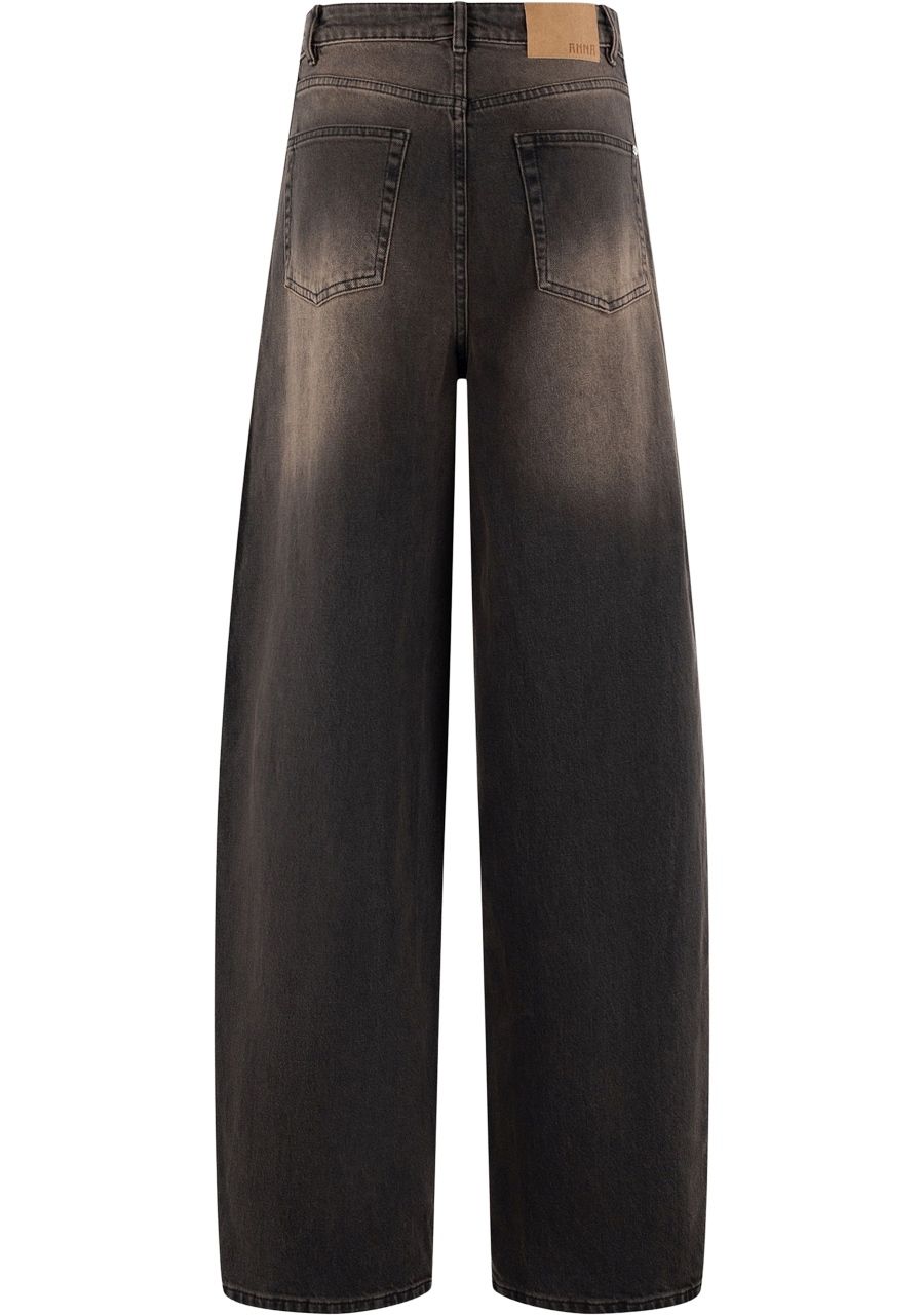 ANNA VAN TOOR - JEANS - Bruin