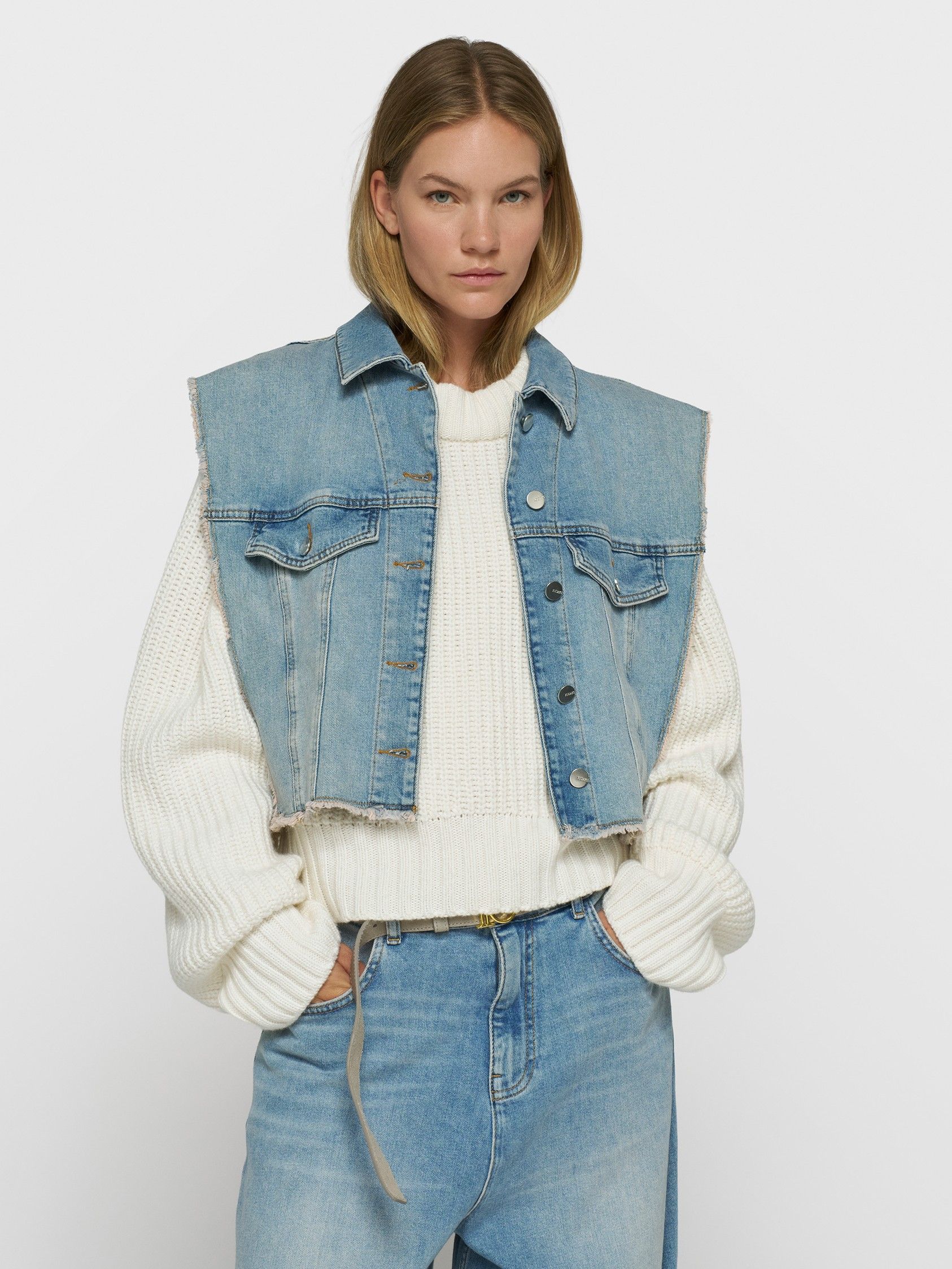10DAYS - GILET - Blauw