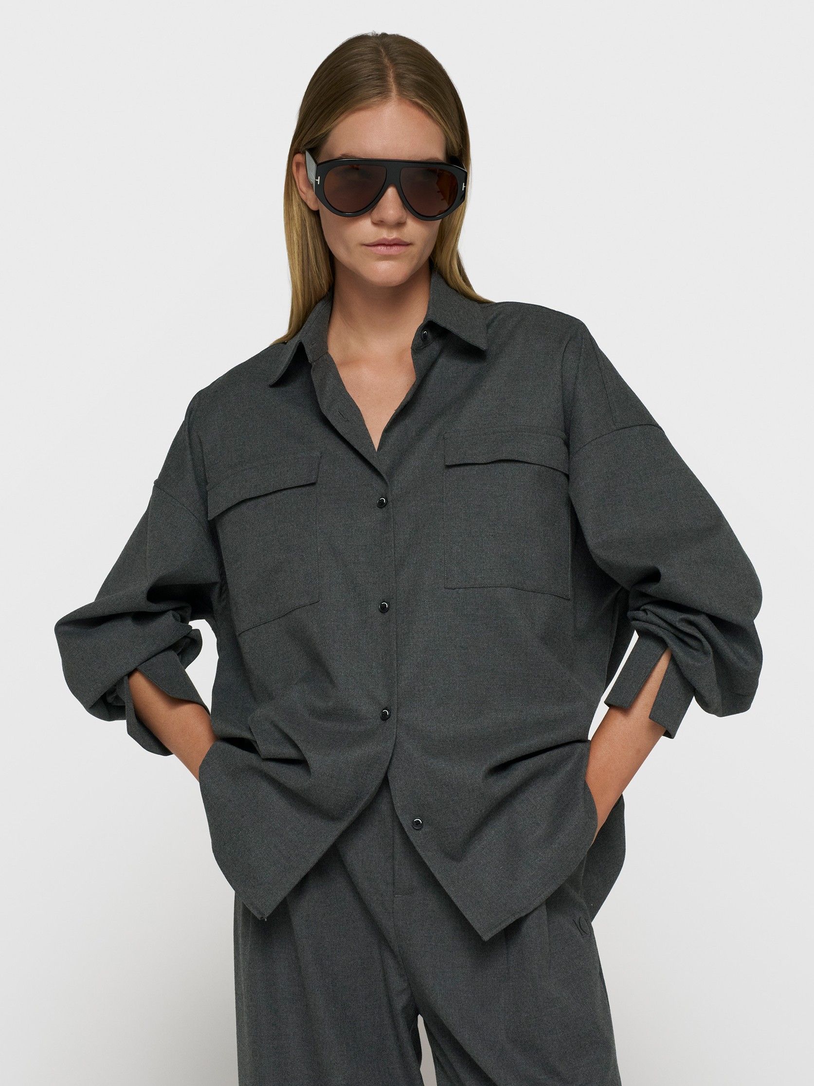 10DAYS - BLOUSE - Grijs
