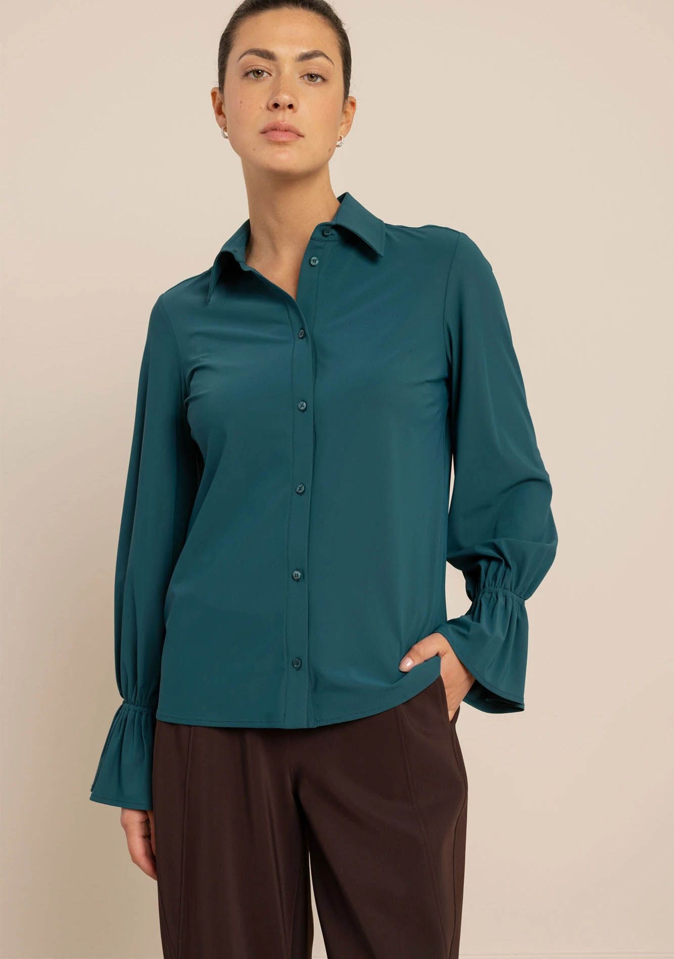 STUDIO ANNELOES - BLOUSE - Groen