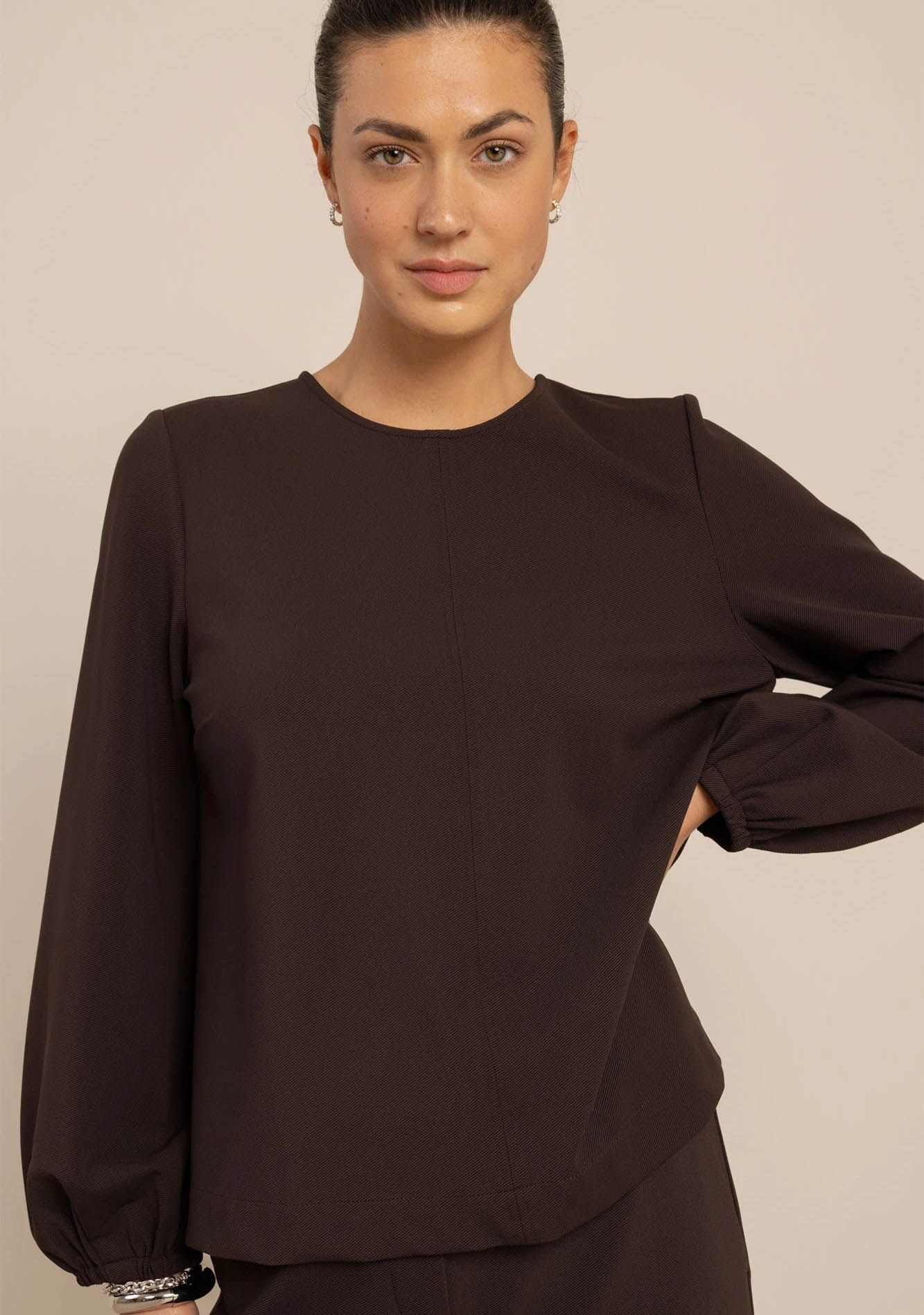 STUDIO ANNELOES - BLOUSE - Bruin
