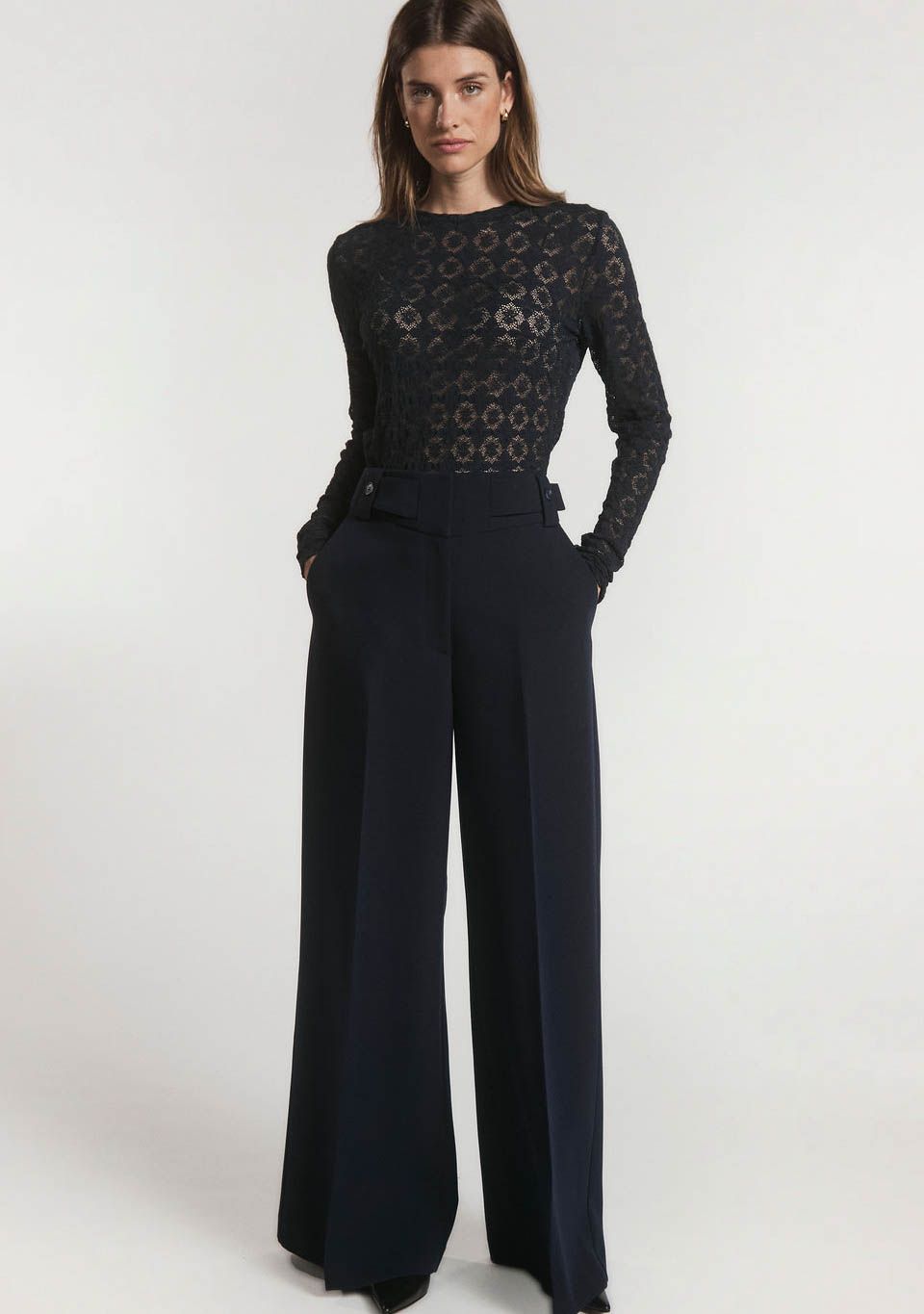 AAIKO - BROEK - Blauw