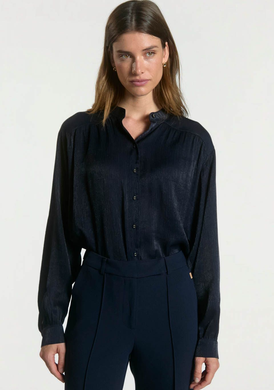 AAIKO - BLOUSE - Blauw