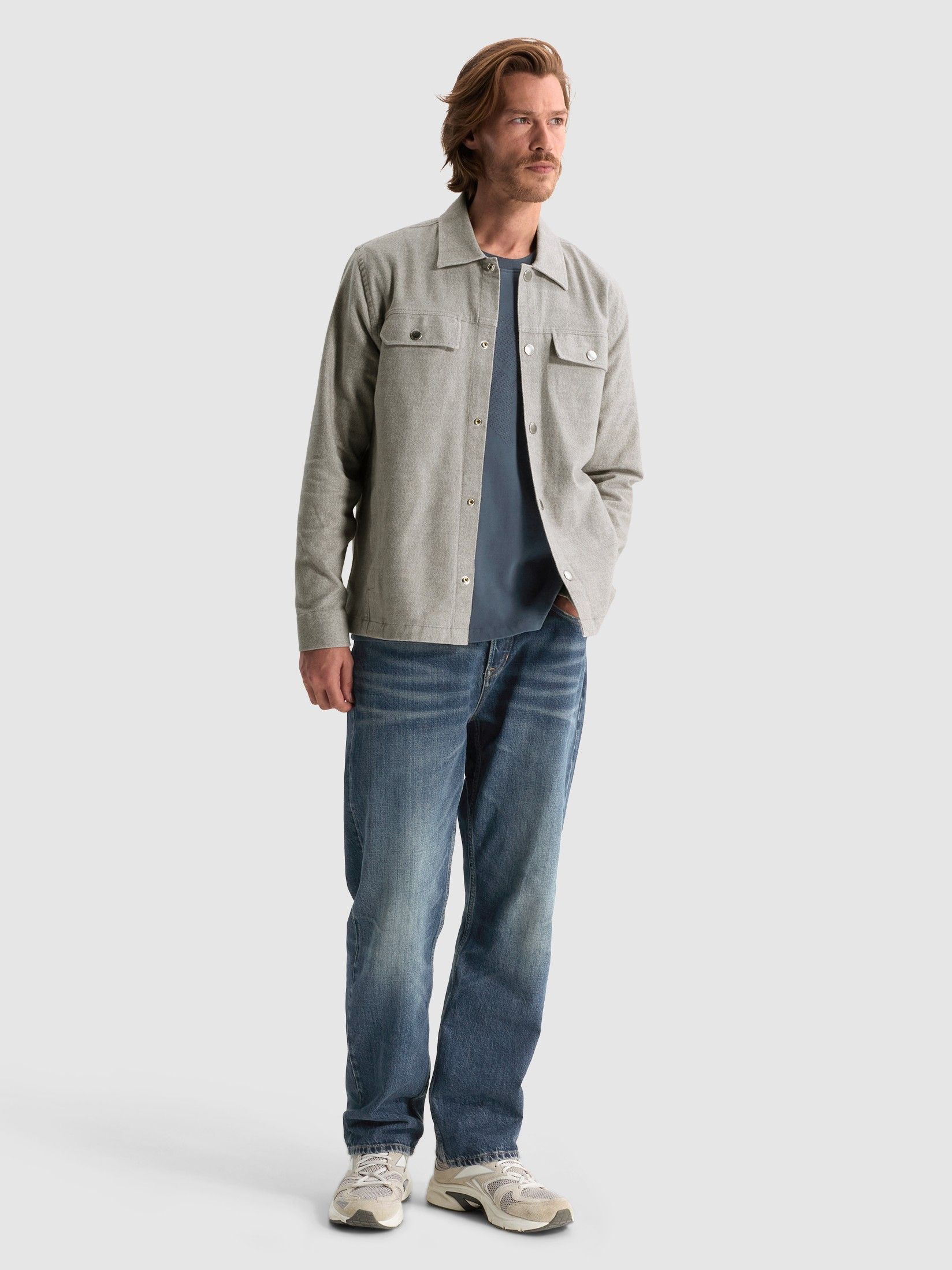 CAST IRON - OVERSHIRT - Grijs