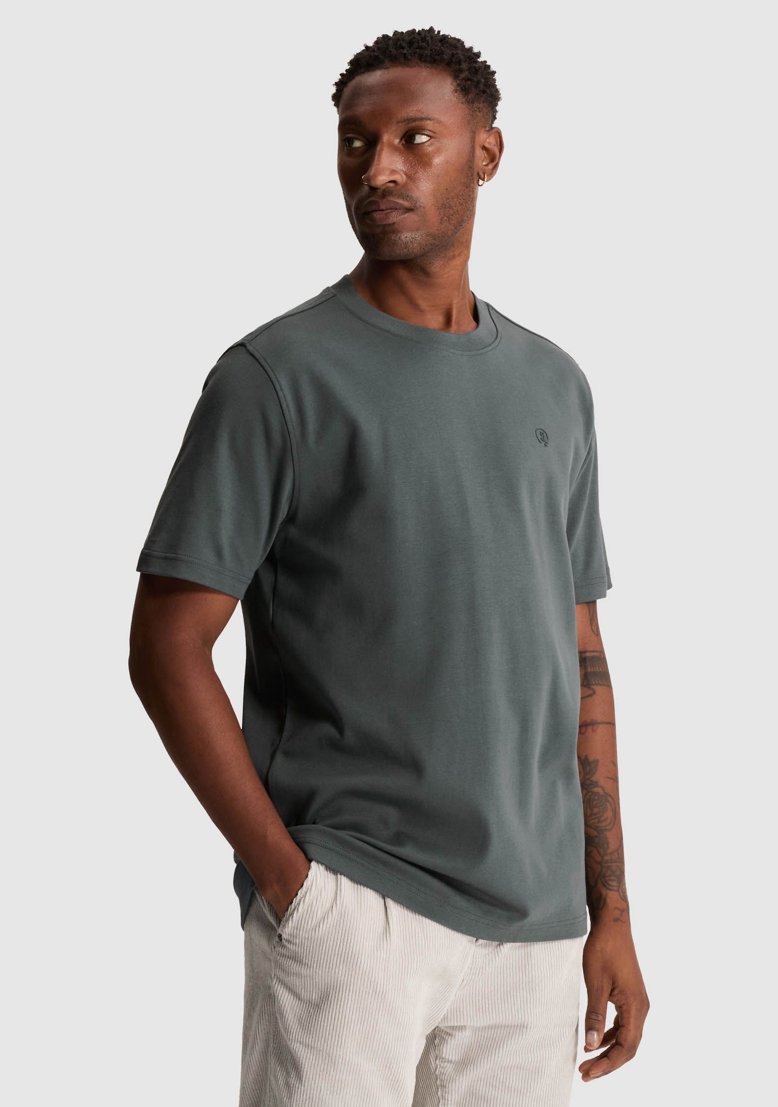 CAST IRON - TSHIRT - Blauw