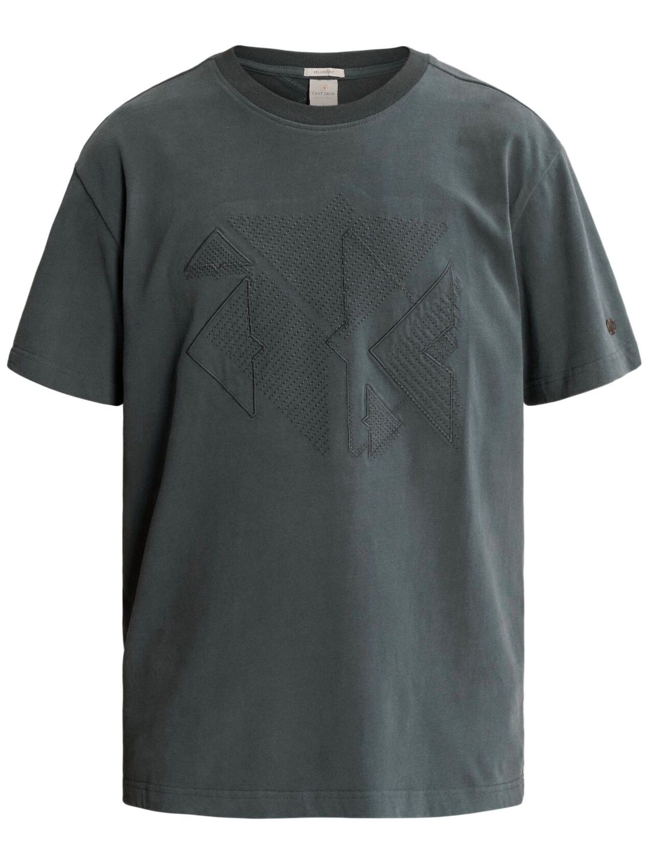 CAST IRON - TSHIRT - Blauw