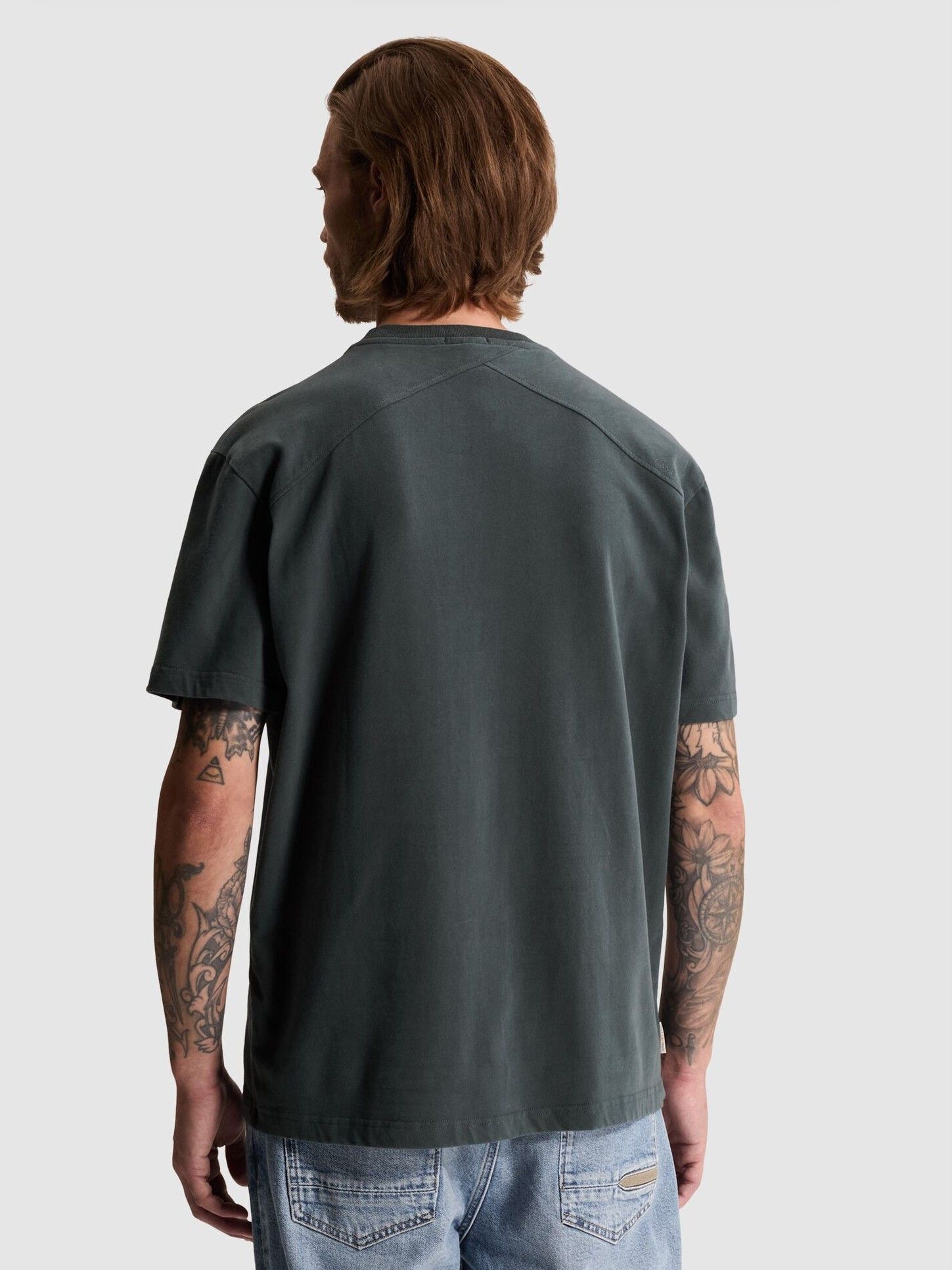 CAST IRON - TSHIRT - Blauw