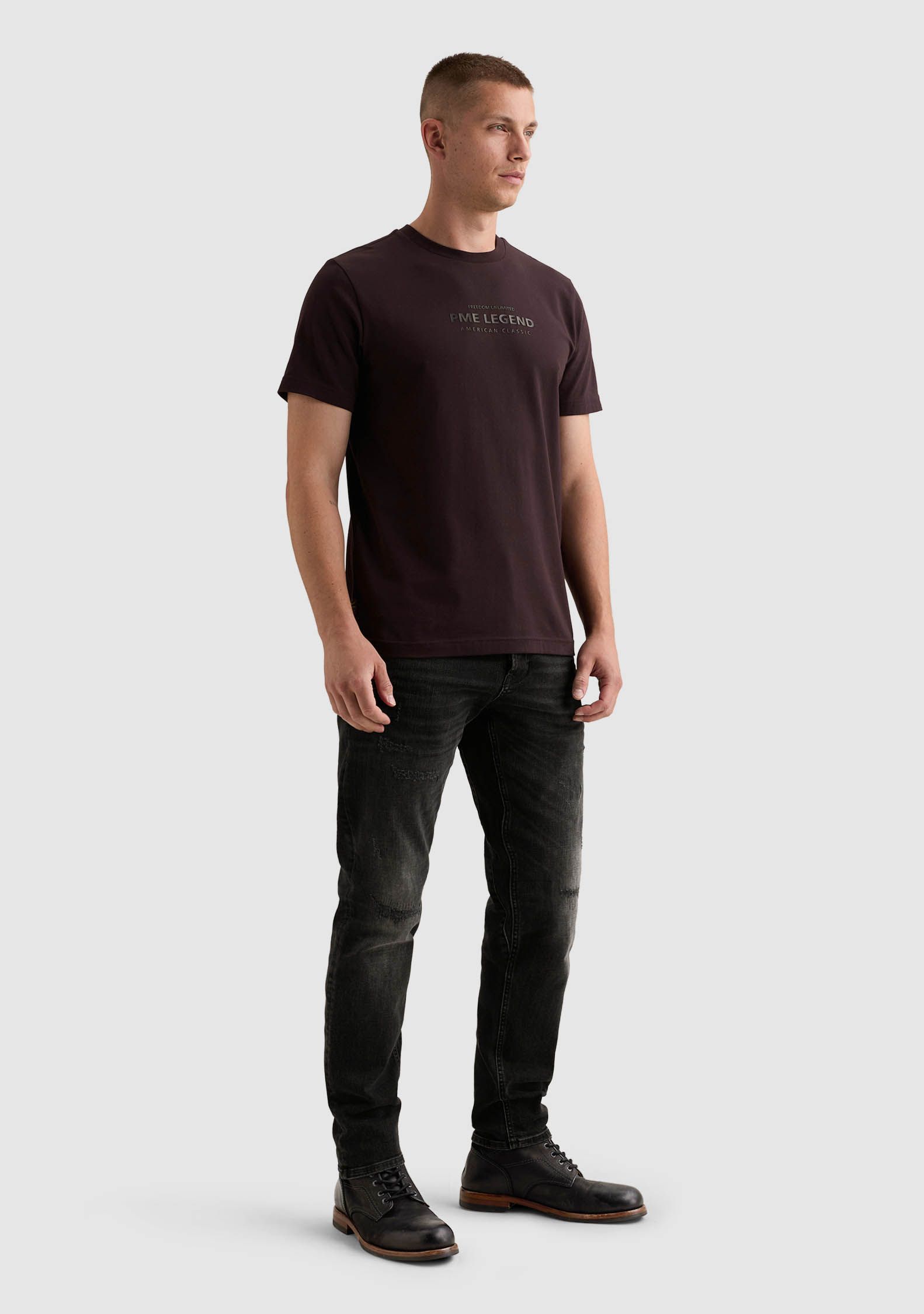 PME LEGEND - TSHIRT - Paars