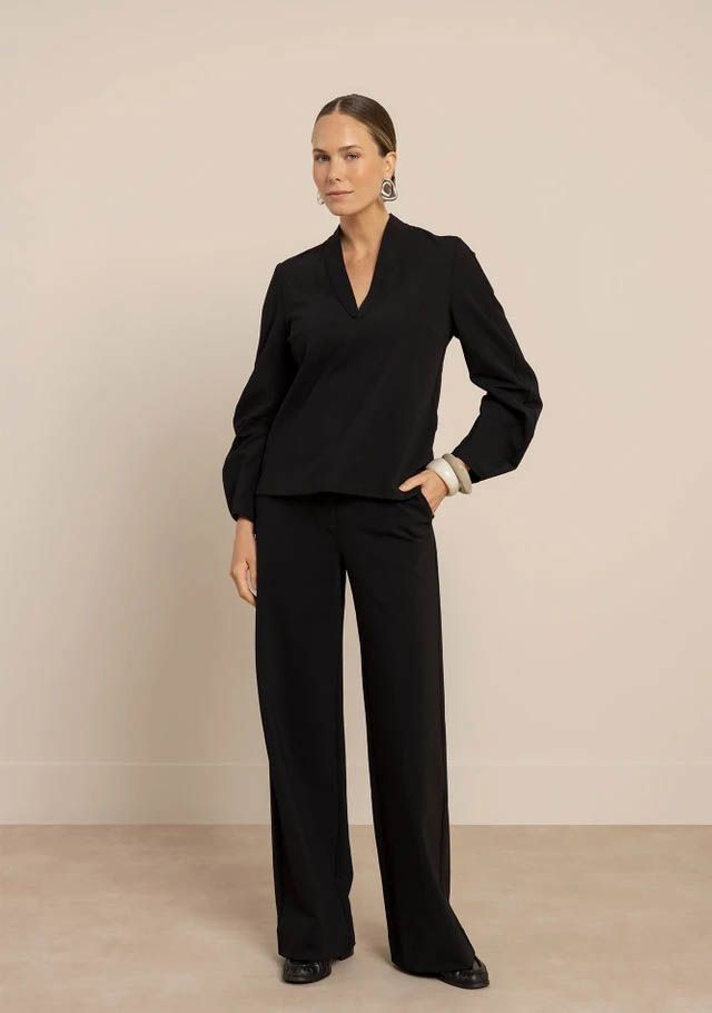 STUDIO ANNELOES - BLOUSE - Zwart