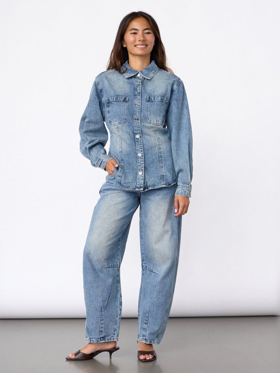 SISTERS POINT - BLOUSE - Blauw