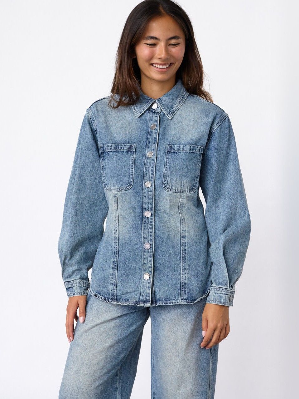 SISTERS POINT - BLOUSE - Blauw