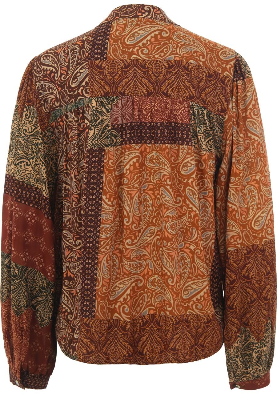 ANNA VAN TOOR - BLOUSE - Bruin