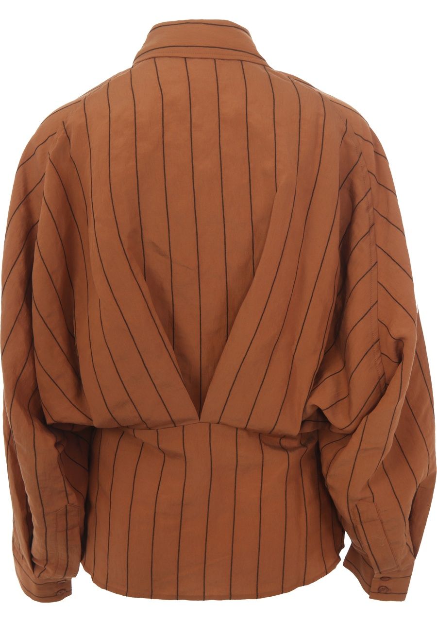 ANNA VAN TOOR - BLOUSE - Bruin