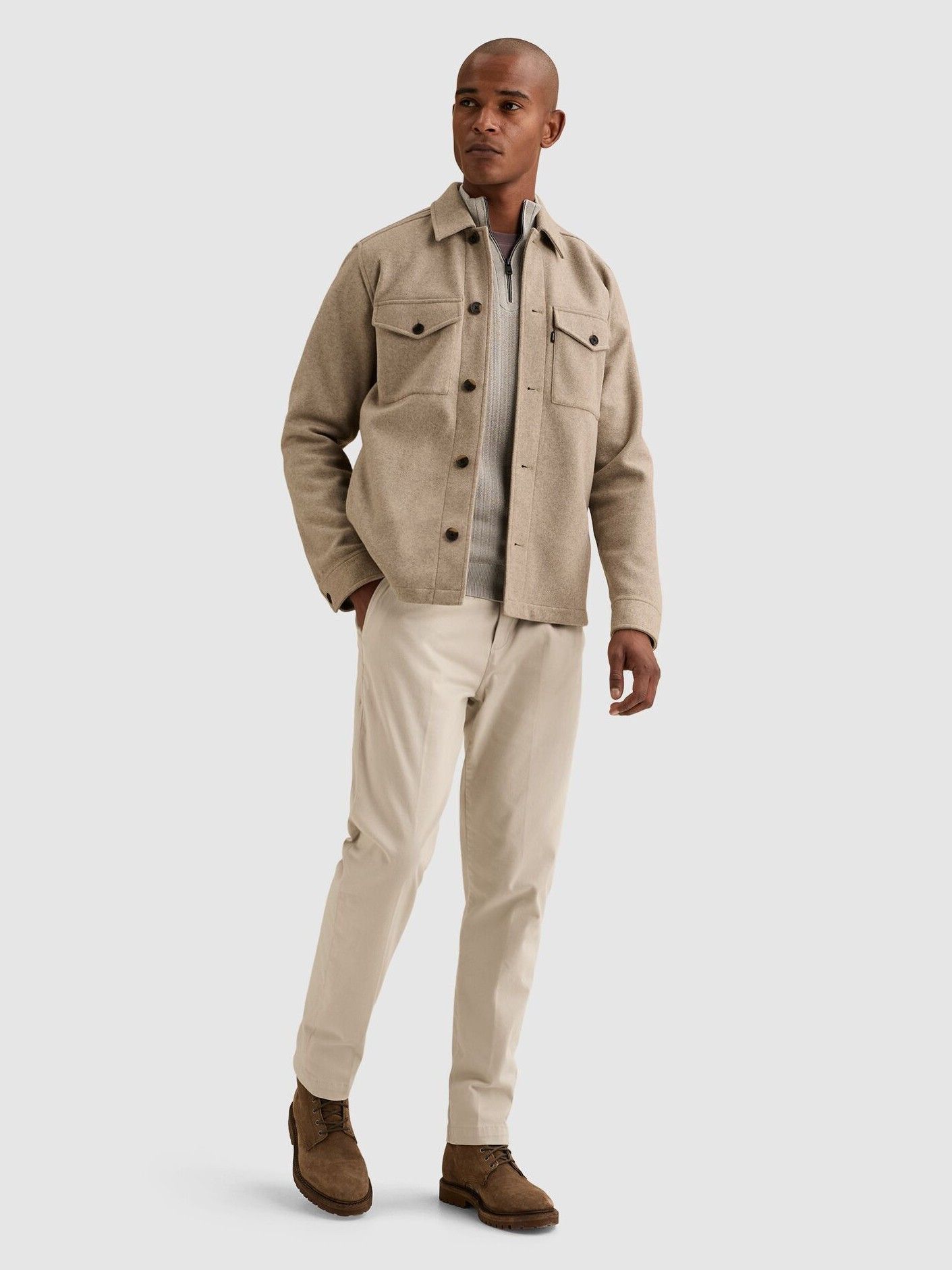 VANGUARD - OVERSHIRT - Grijs